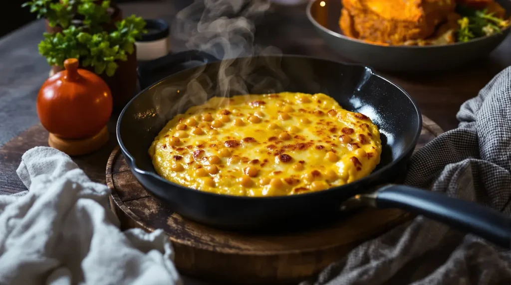 Cette tortilla express aux pois chiches, idéale pour les soirs de flemme !