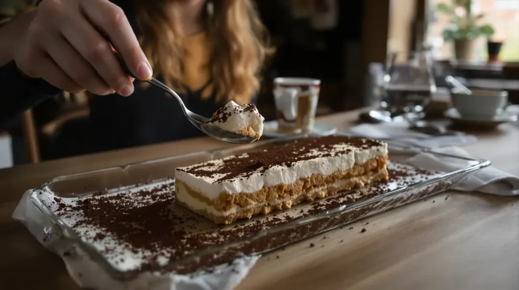 « J'ai remplacé le mascarpone par cet ingrédient » : son tiramisu maison contient presque deux fois moins de calories