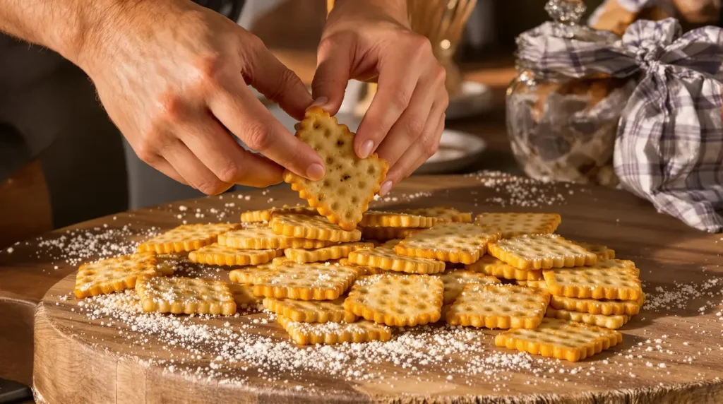 « Je les prépare en 10 minutes pour l'apéro » : mes crackers maison croustillants au fromage et aux graines dorées, bien plus savoureux que les industriels