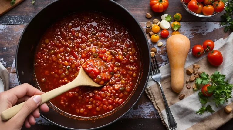 Ma sauce tomate était toujours trop acide : un seul légume a réglé le souci sans jamais toucher au sucre