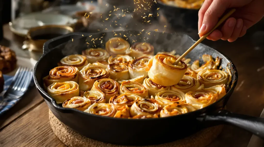 Trop simples pour être si bons ? Ces petits roulés feuilletés au fromage et saumon volent la vedette à toutes les verrines
